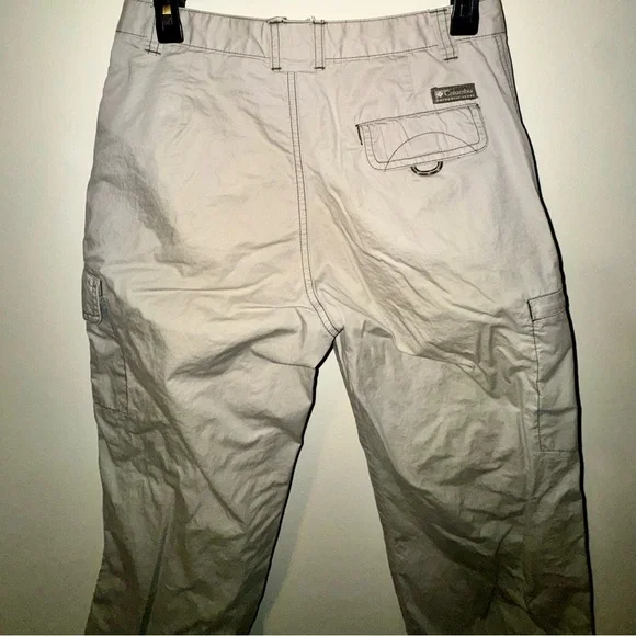 Vintage Columbia Women's Cargo Hiking Capris Gorpcore - Picture 5 of 8